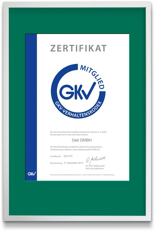 Geli Zertifikat